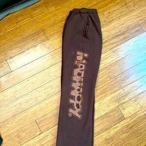 NEW MADHAPPY Joggers Brown **RARE** Sz M